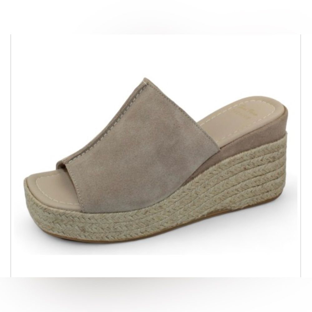 Toni Pons Miriam Suede Wedges, size 38/7.5